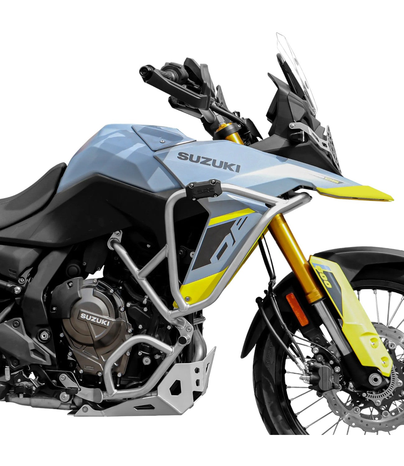 SRC Crash Bar Set for Suzuki V Strom 800DE - Silver (SS)