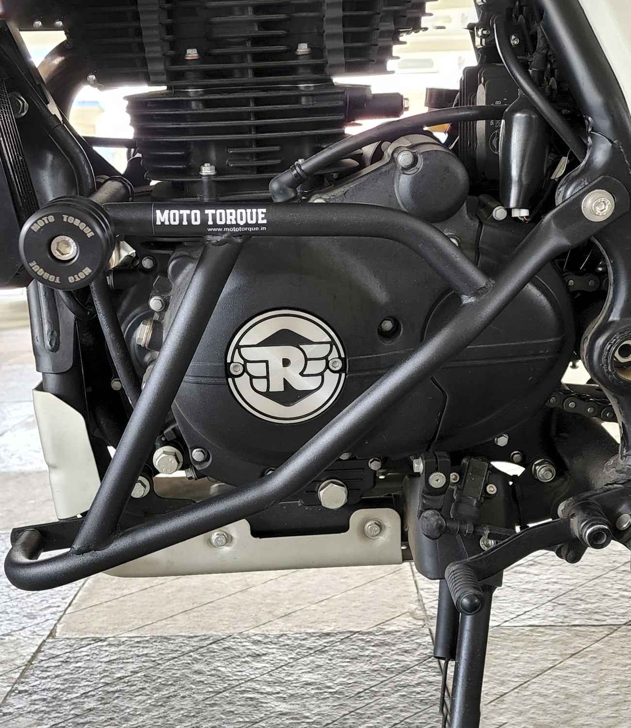 Moto Torque Crash Guard for Himalayan Scram - Enhance Your Bike's Protection - Motodrift