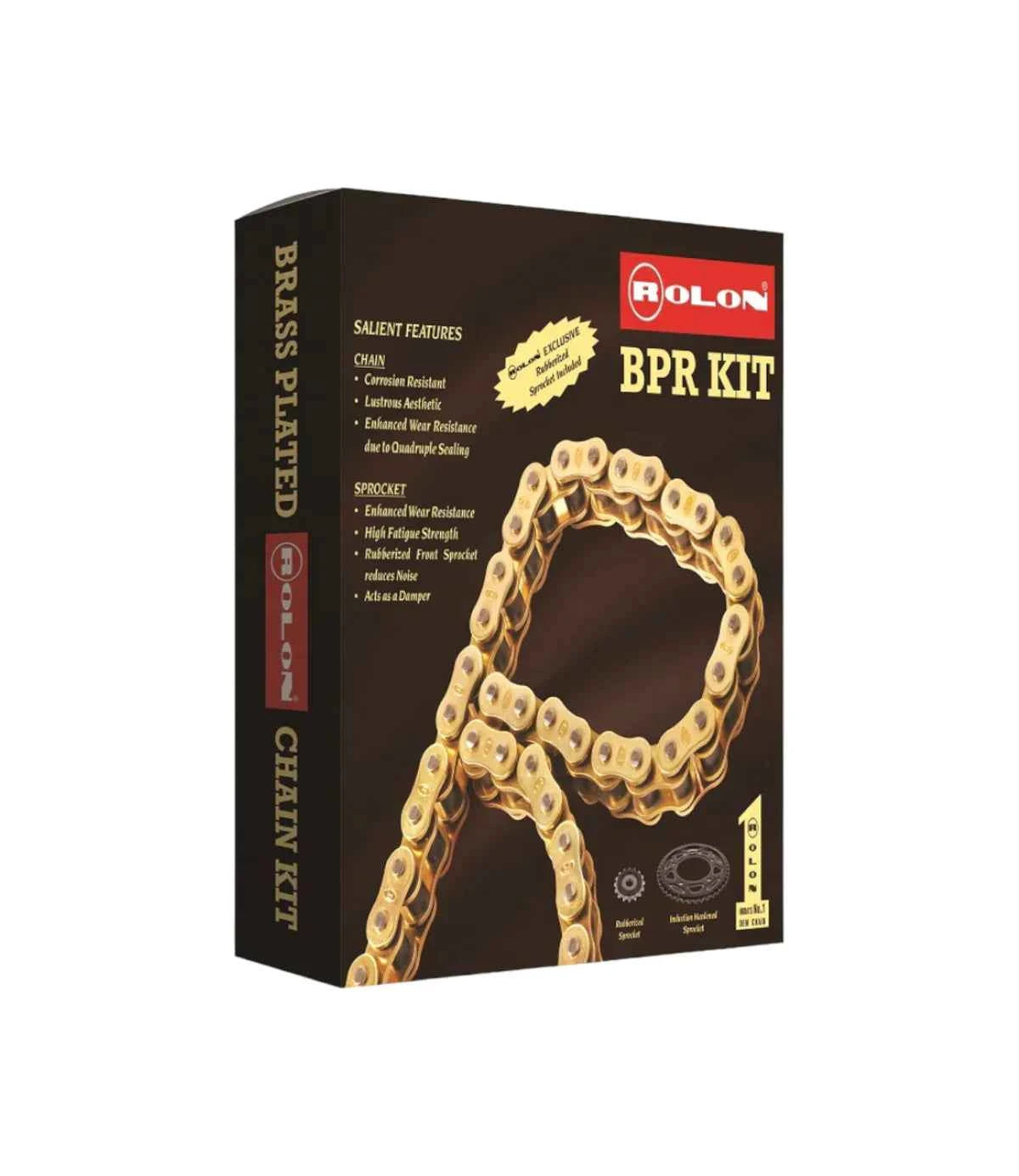Rolon KTM Duke 200 Brass Chain Sprocket Kit - HPXRC 267