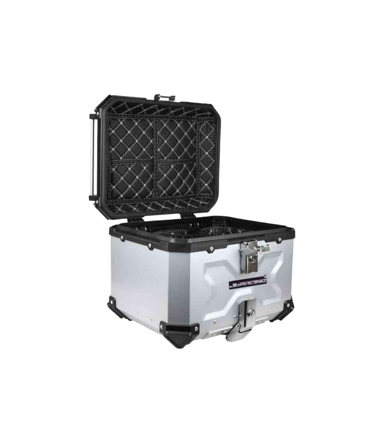 JB Racing Premium Top Box 45L Black - Aluminium - Motodrift