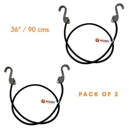 Mototech Grappler Bungee Tie-Down - 48 inches - 8mm (Pack of 2)