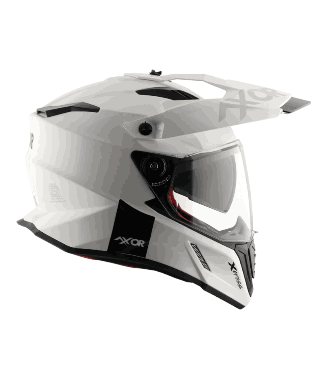 Axor X-Cross Dual Visor Helmet White