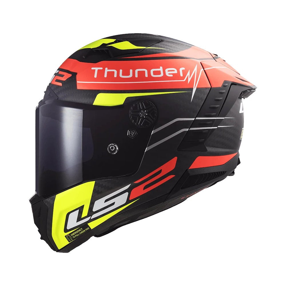 LS2 FF805 Thunder Attack Matt Red H-V Yellow-06