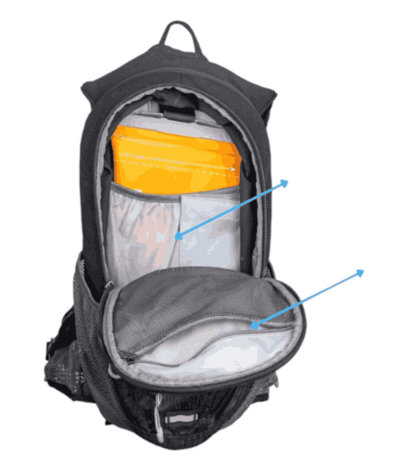 Mototech Hydration Reservoir Water Bladder - 2L + Stealth Hydration Backpack - 8L Combo