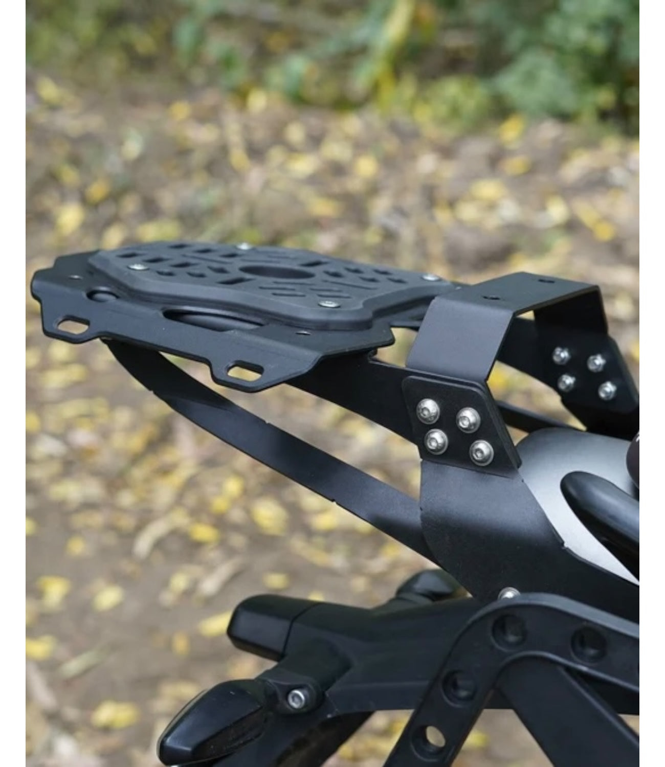 Carbon Racing Top Rack with Vibration Dampener For Triumph Speed 400