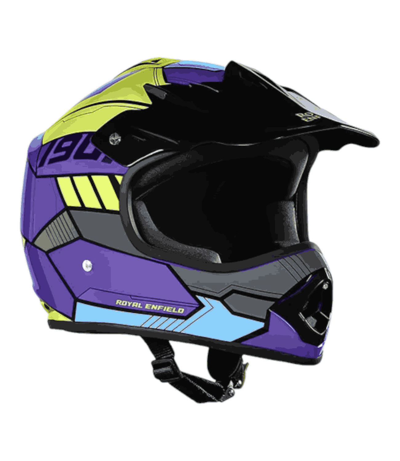 RE Motocross Kids Helmet - Purlple