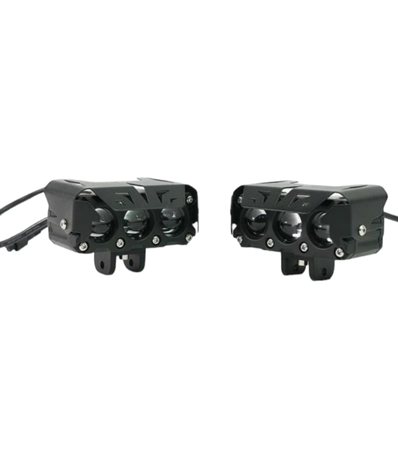 HJG 3 LED Lens Fog Light with Harness and Switch - Original