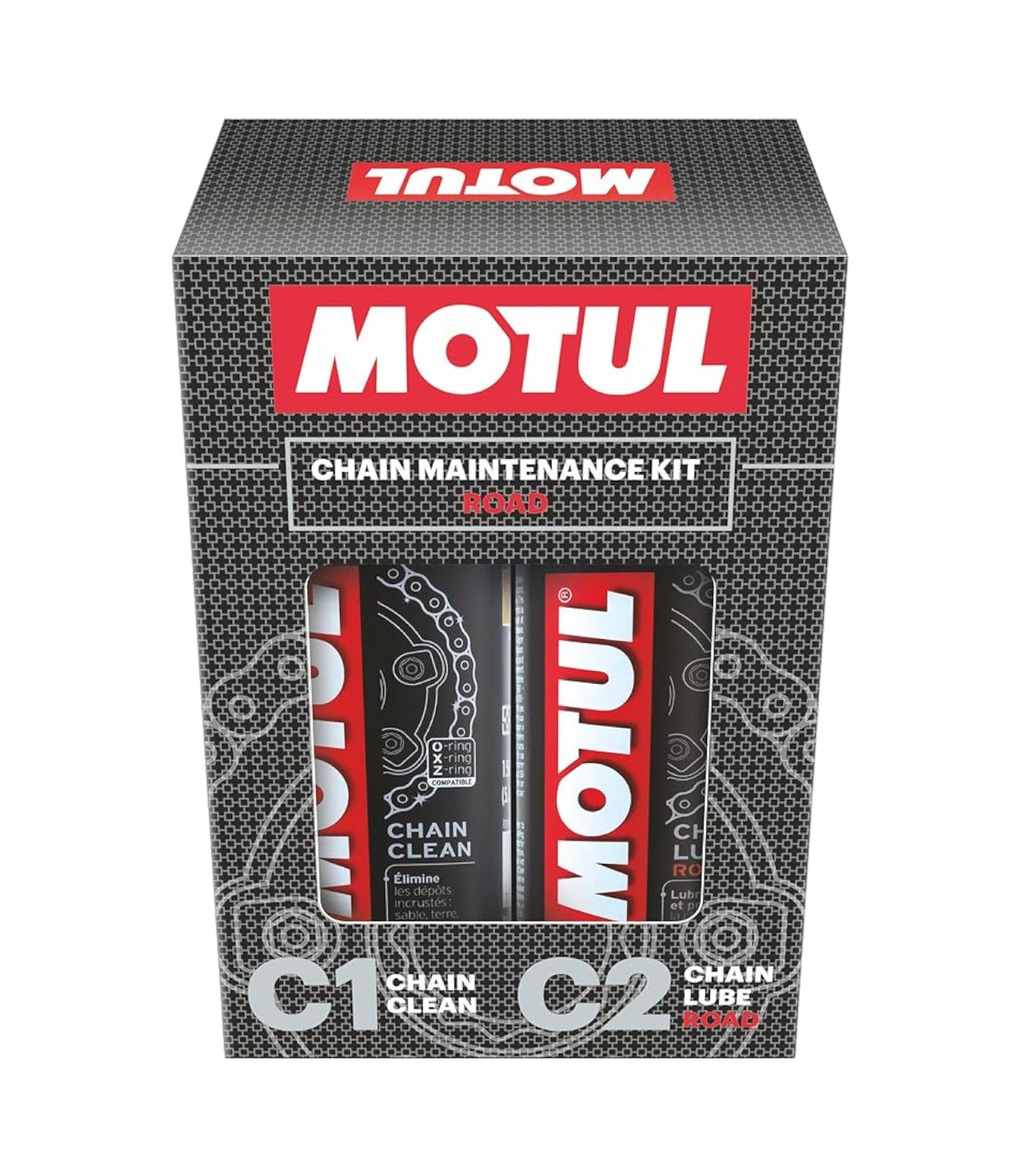 Motul Combo of C2 Chain Lube and C1 Chain Clean - 150 ml