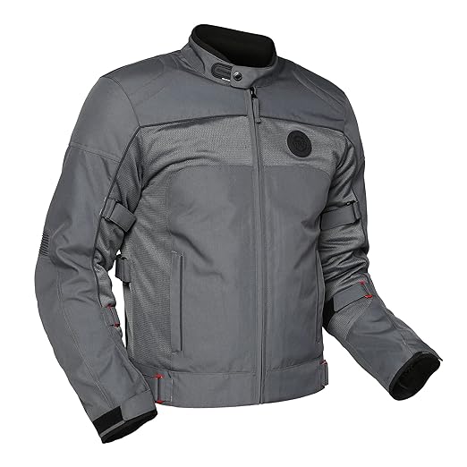 Royal Enfield Explorer V3 Men Polyester Riding Jacket Grey