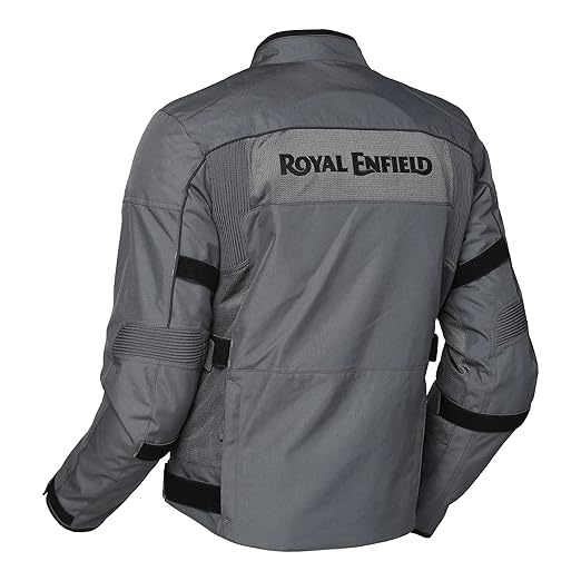 Royal Enfield Explorer V3 Men Polyester Riding Jacket Grey