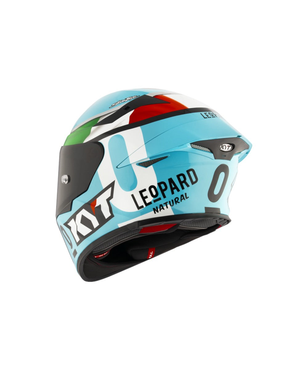 KYT TT Revo Leopard Tricolore Replica (Gloss)