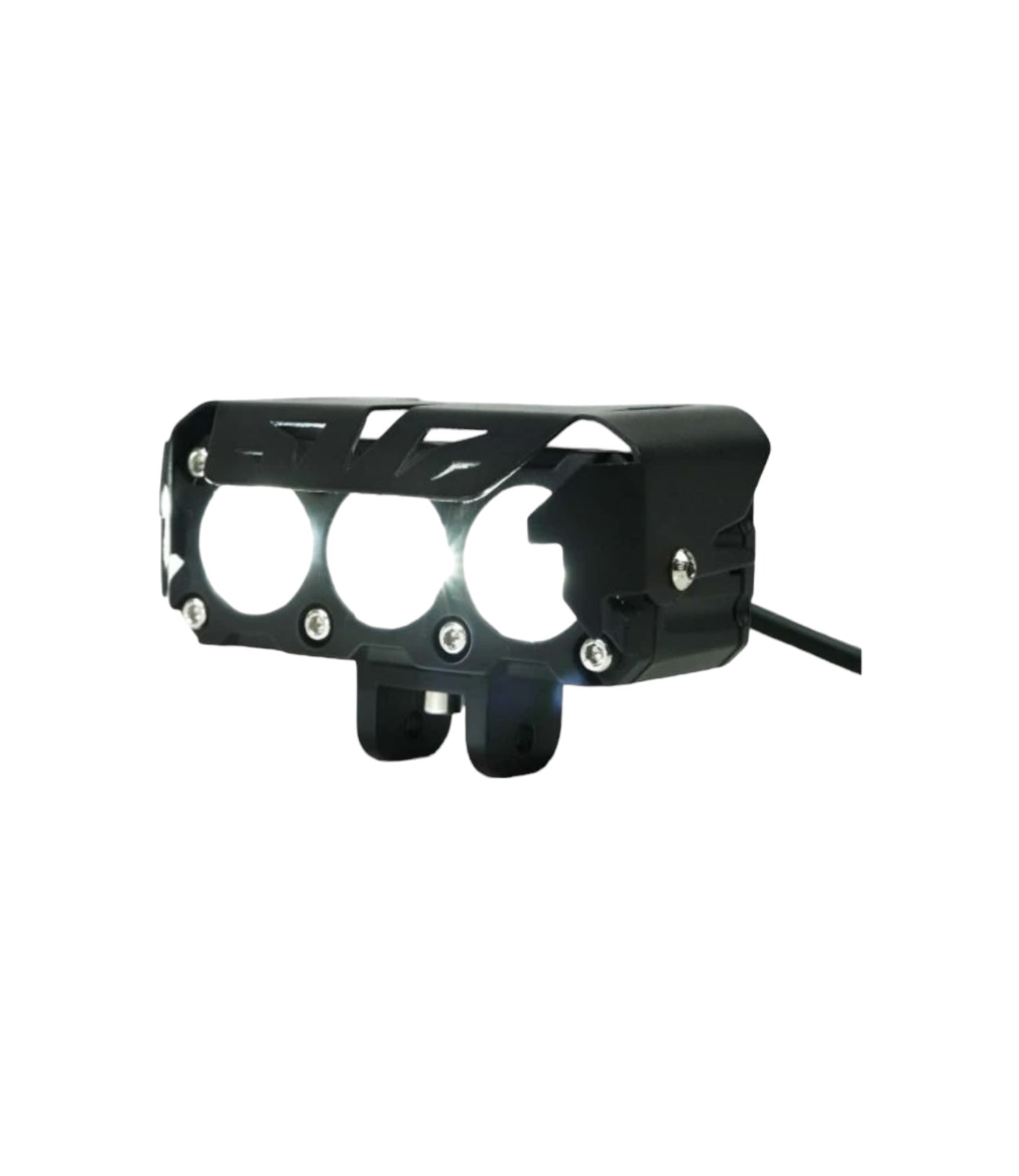 HJG 3 LED Lens Fog Light with Harness and Switch - Original