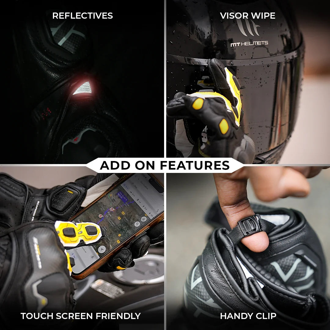 VIATERRA GRID MK3 – Full Gauntlet Riding Gloves