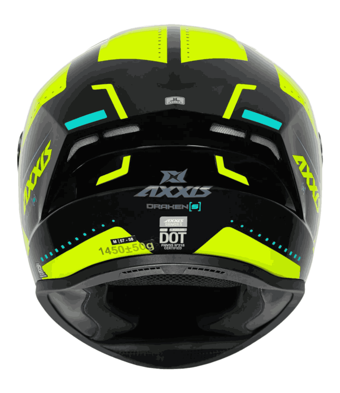 Axxis FF112C Draken S Sonar B23 Gloss Fluor Yellow