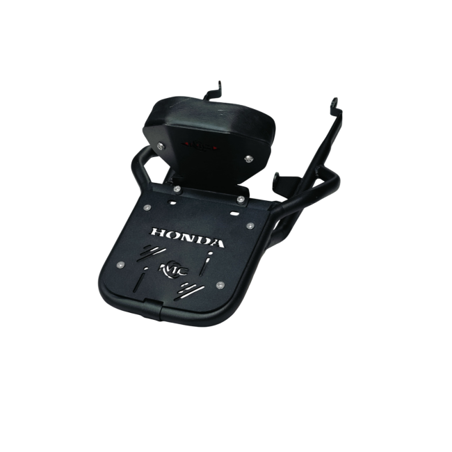 Top Rack With Plate For Honda CB 350 - Black