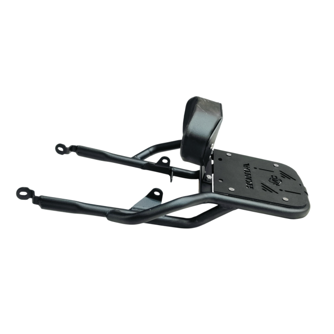 Top Rack With Plate For Honda CB 350 - Black