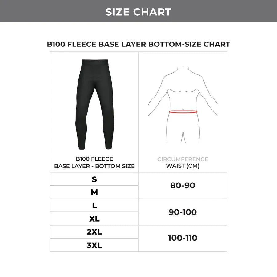 VIATERRA B100 Fleece Base Layer - Bottom