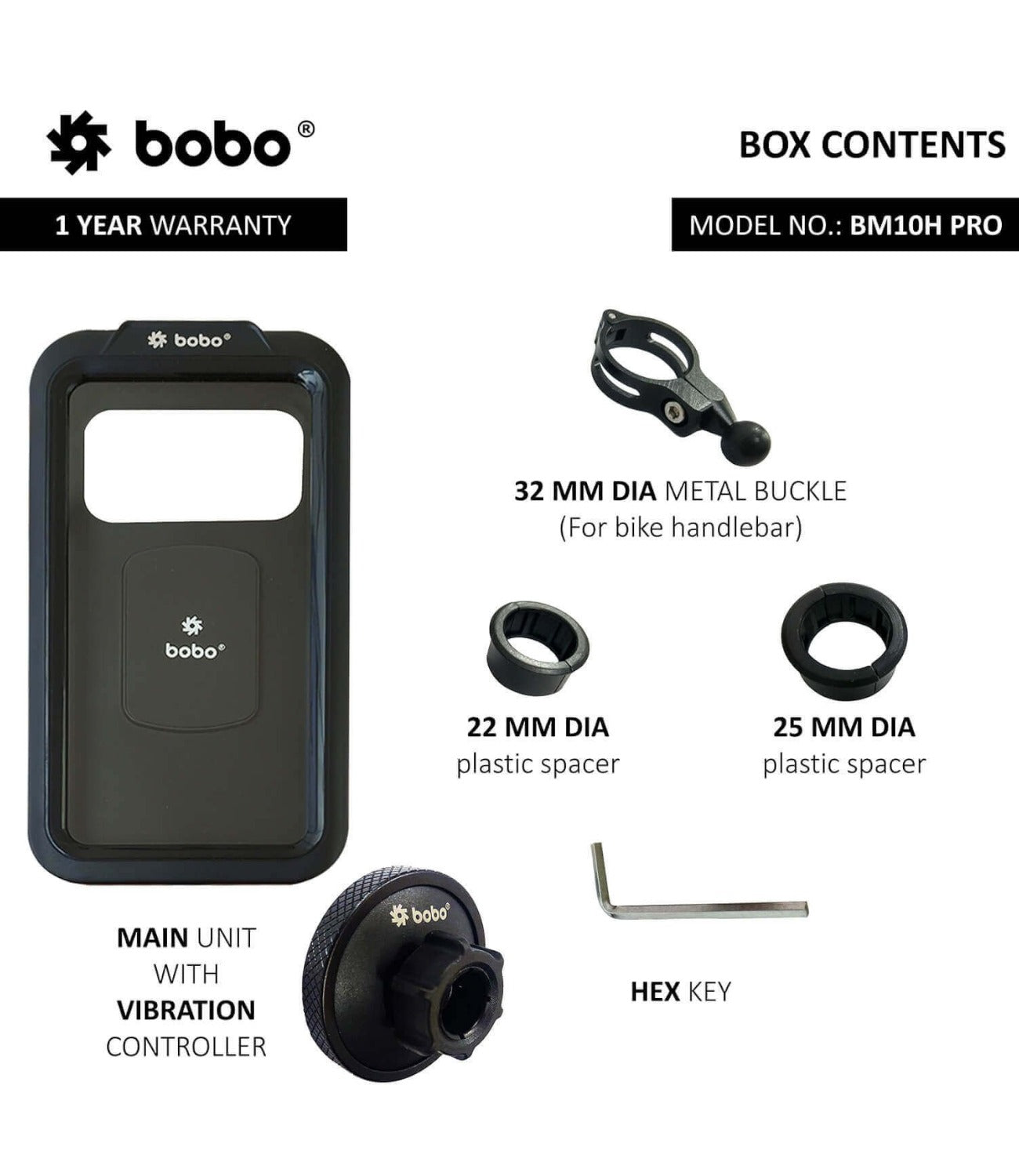 BOBO BM10H Pro Motorcycle Phone Holder