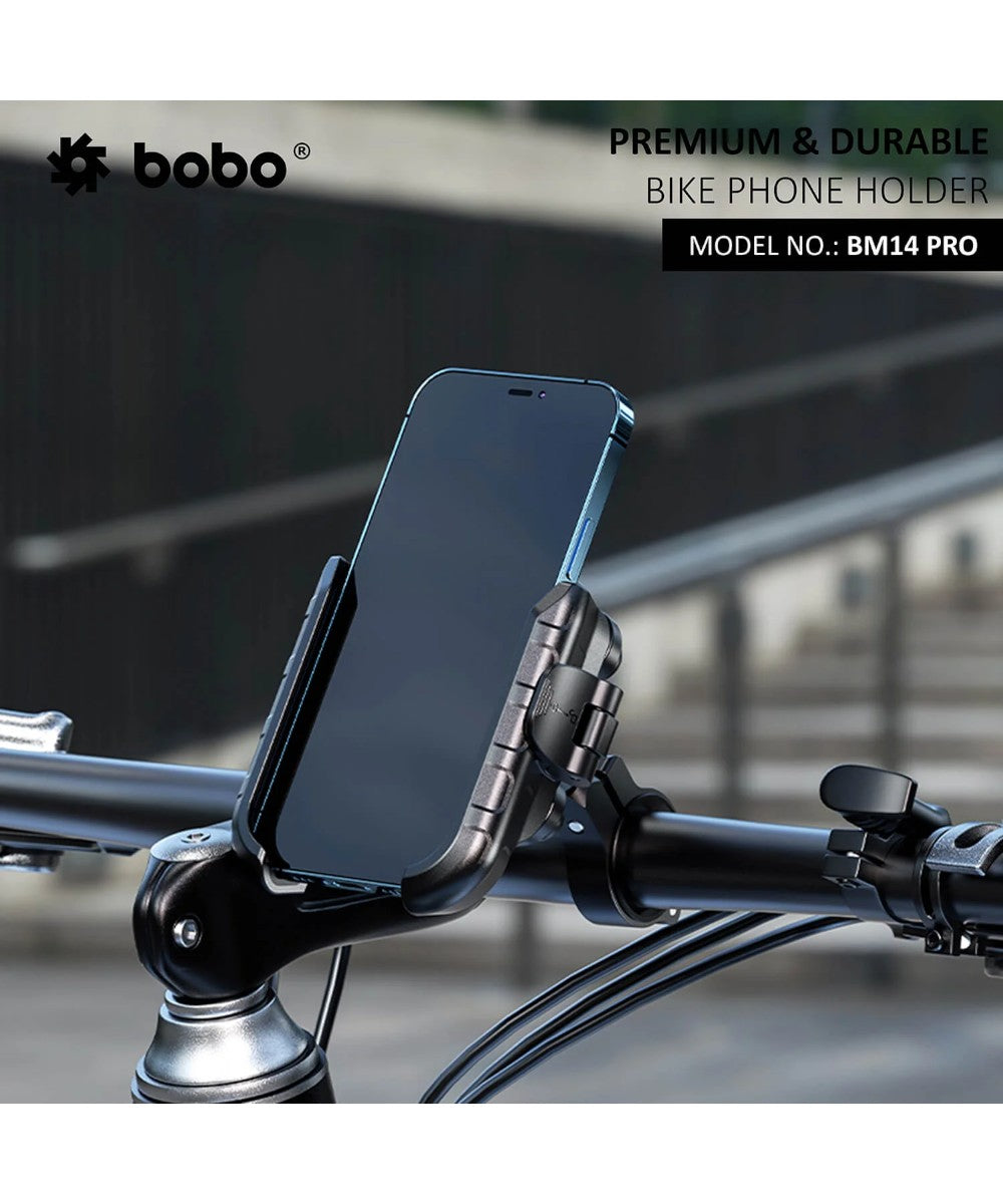 BOBO BM14 PRO X Quick Release with PRO X Vibration Controller Enhanced BM4 PRO Bike / Cycle Phone Holder Motorcycle Mobile Mount