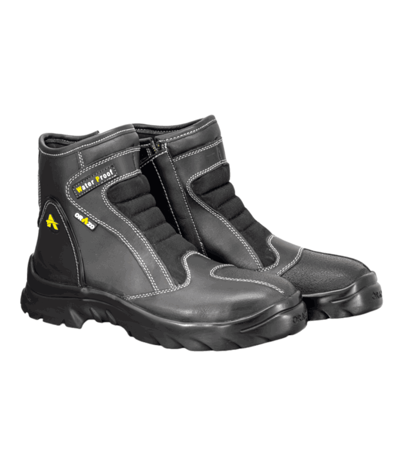 Orazo Picus Sports Zipper Waterproof Motorcycle Boots