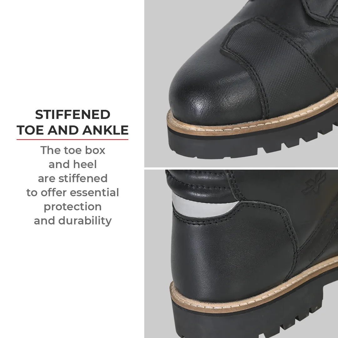 Bronson Retro Motorcycle Riding Boots For Men