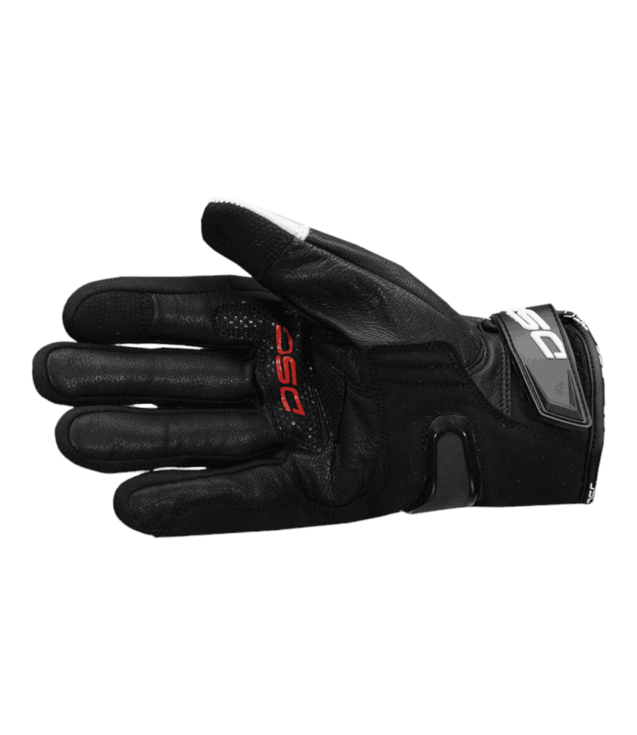 DSG Carbon X Riding Glove Black White