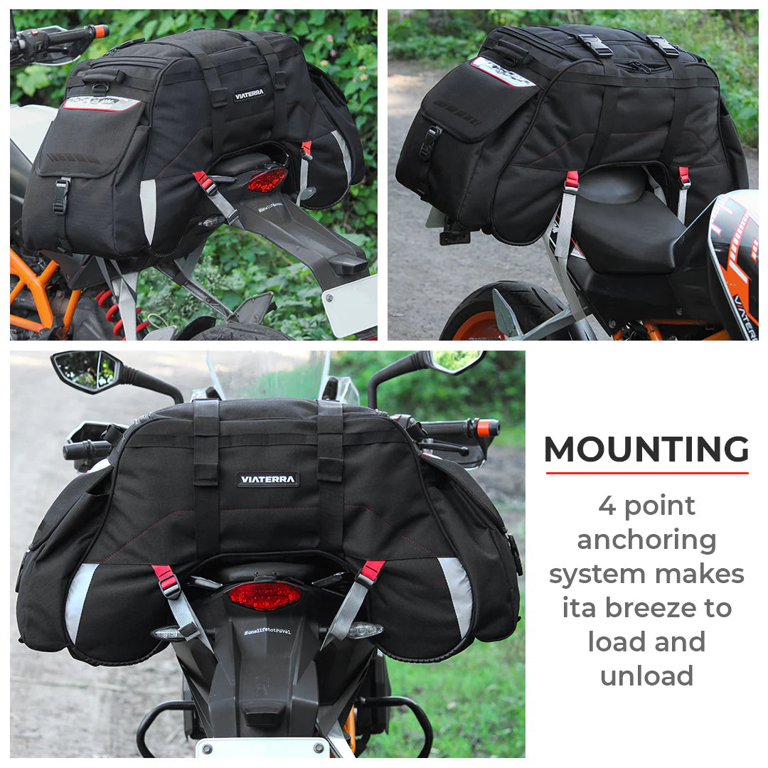 VIATERRA CLAW - Universal Motorcycle Tailbag