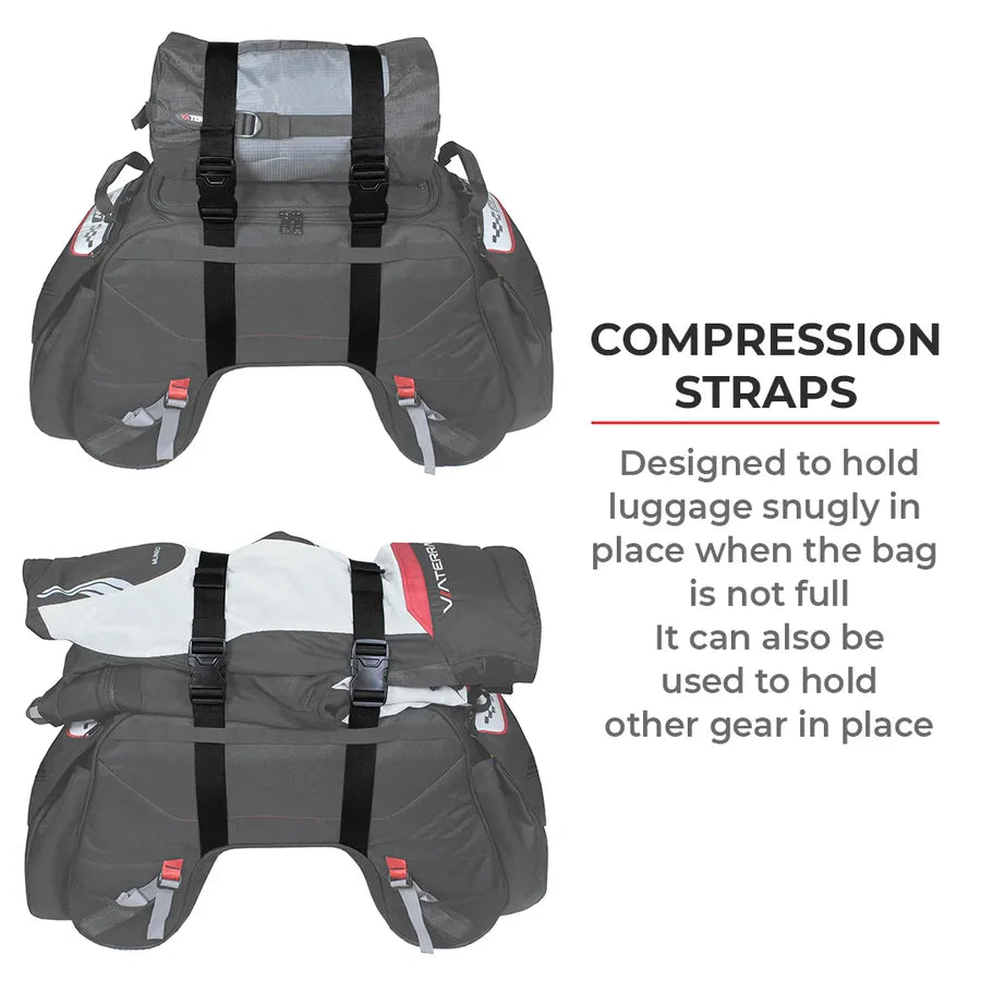 VIATERRA CLAW - 100% Waterproof Motorcycle Tail Bag (Universal)