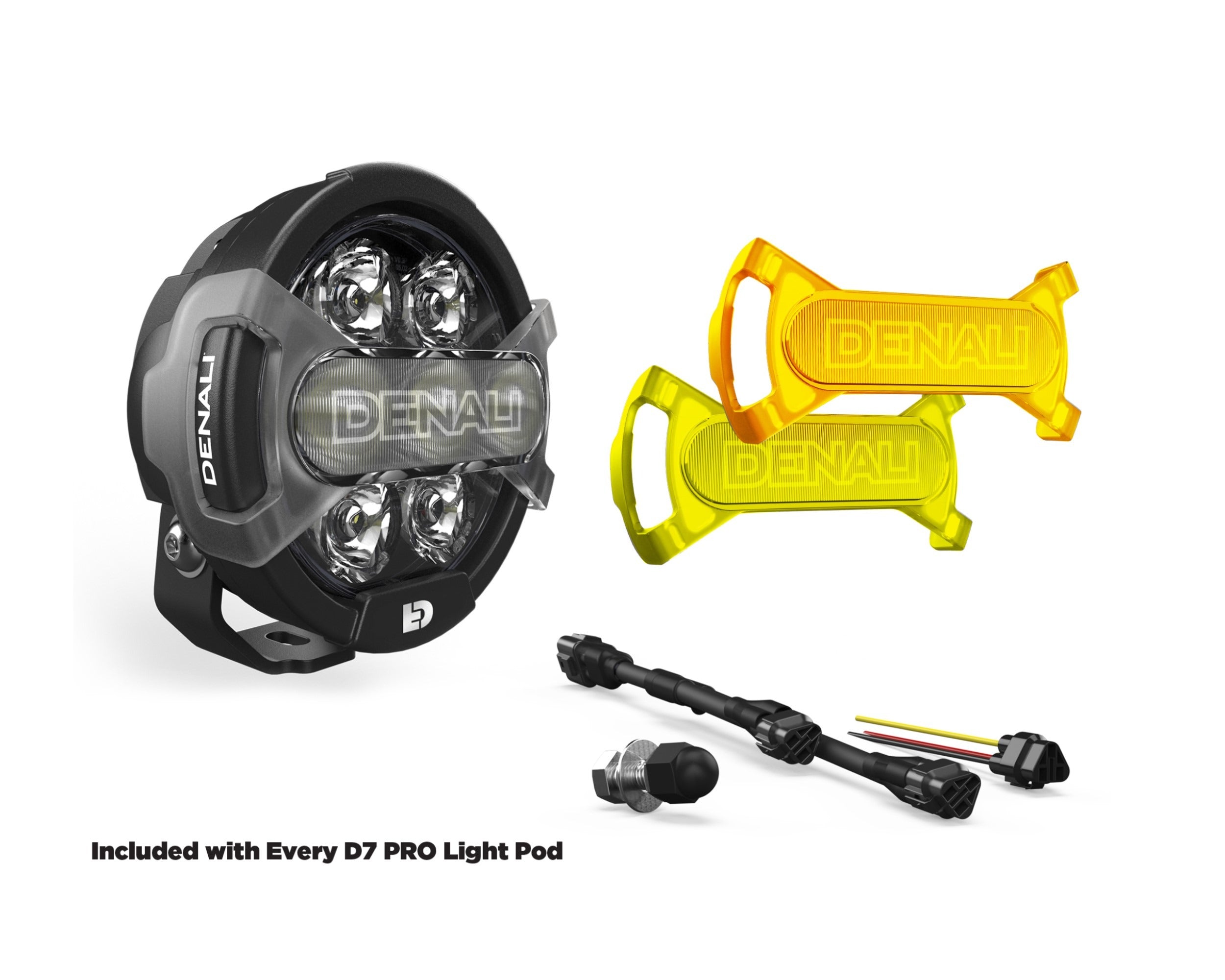 DENALI D7 PRO Multi-Beam Auxiliary Light Pods with Modular X-Lens System