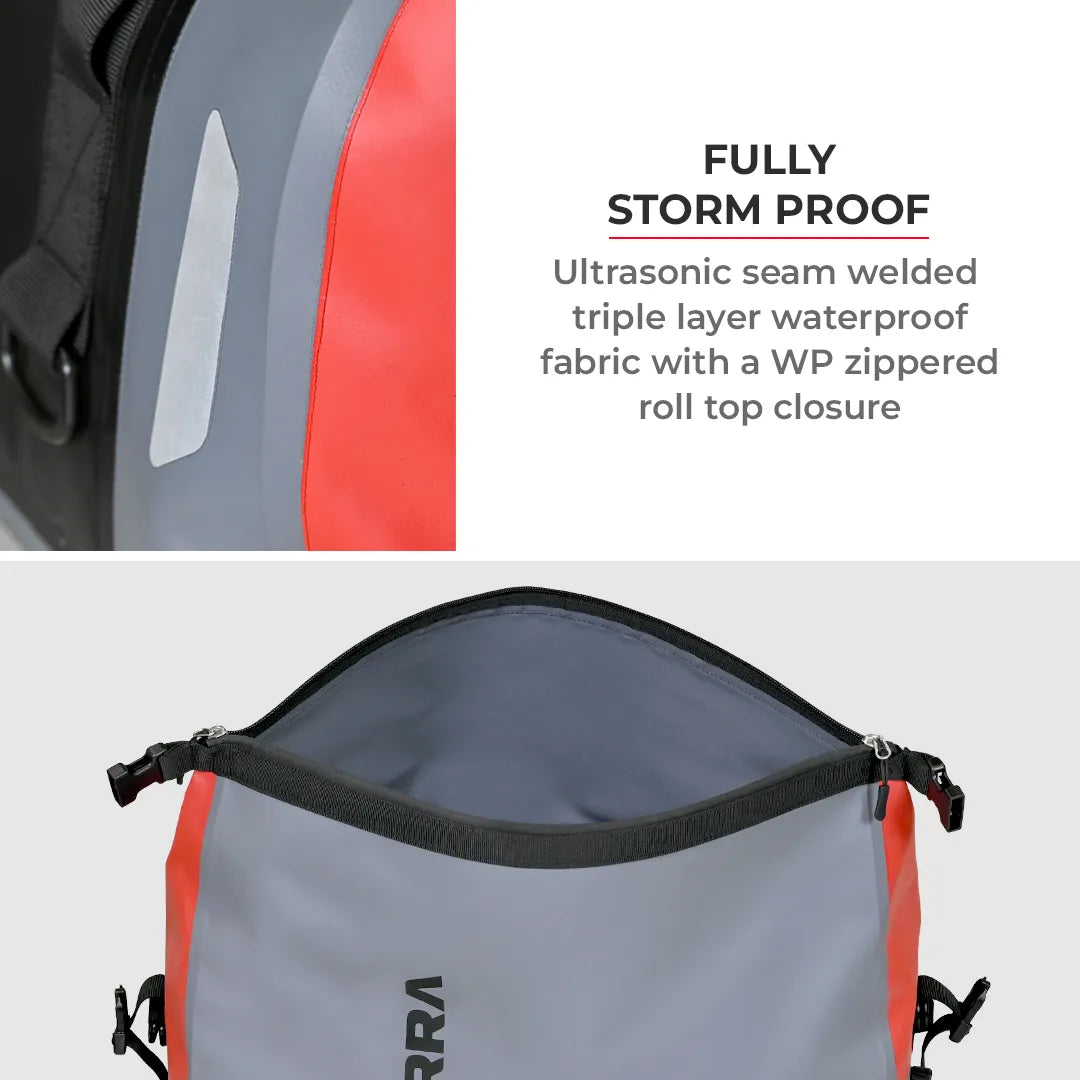 VIATERRA DRYBAG 55L - 100% Waterproof Motorcycle Tailbag (Universal)