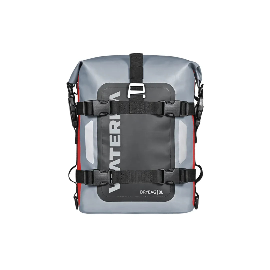 VIATERRA DRYBAG 8L - 100% Waterproof Motorcycle Tailbag / Rear Rack Bag (Universal with Versatile Mounting)
