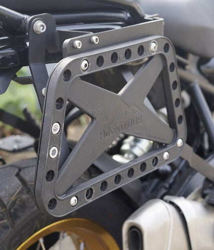 Carbon Racing AdvenTOUR Pannier Mounts / Saddle Stays For Royal Enfield Himalayan 450