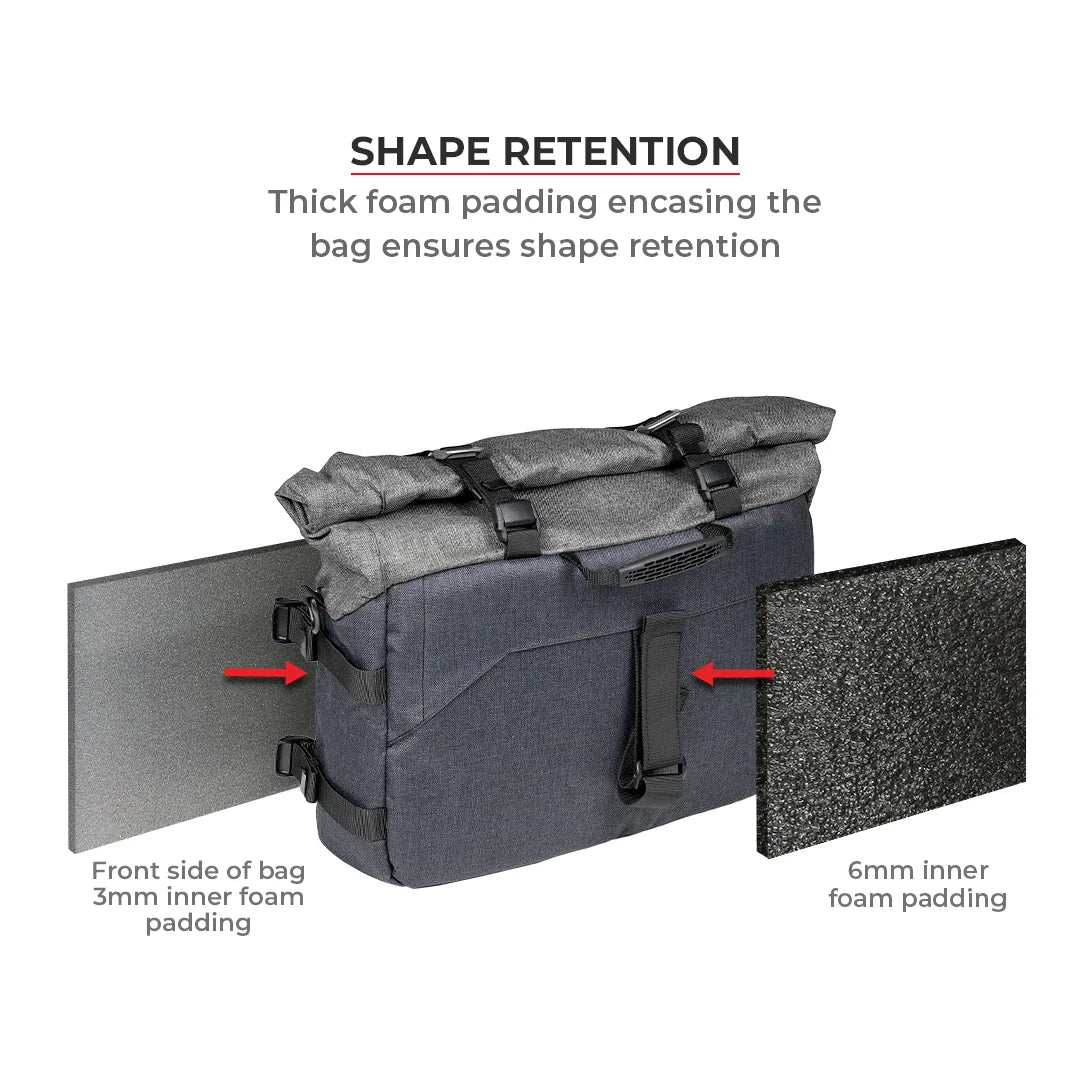 Viaterra Downtown saddlebags without Saddle racks