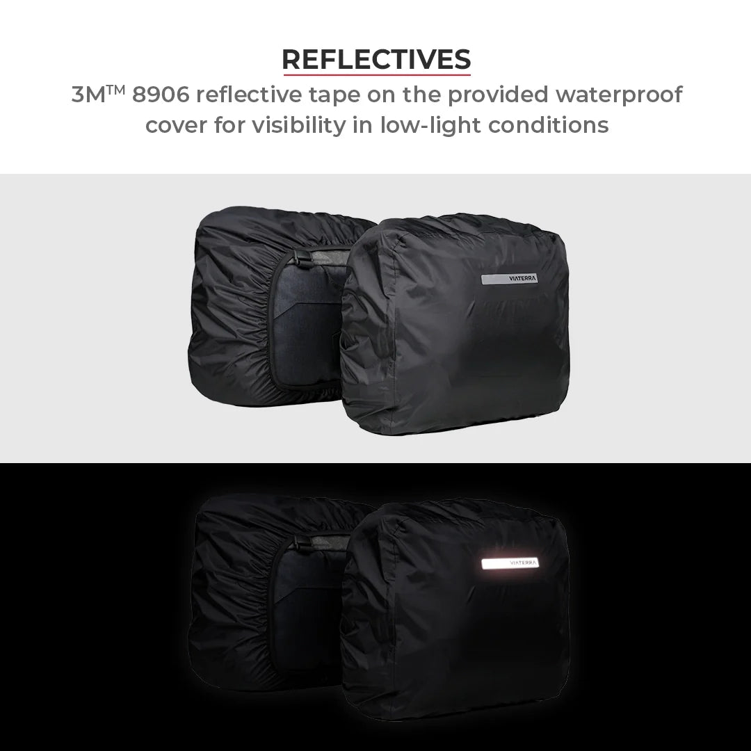 Viaterra Downtown saddlebags without Saddle racks