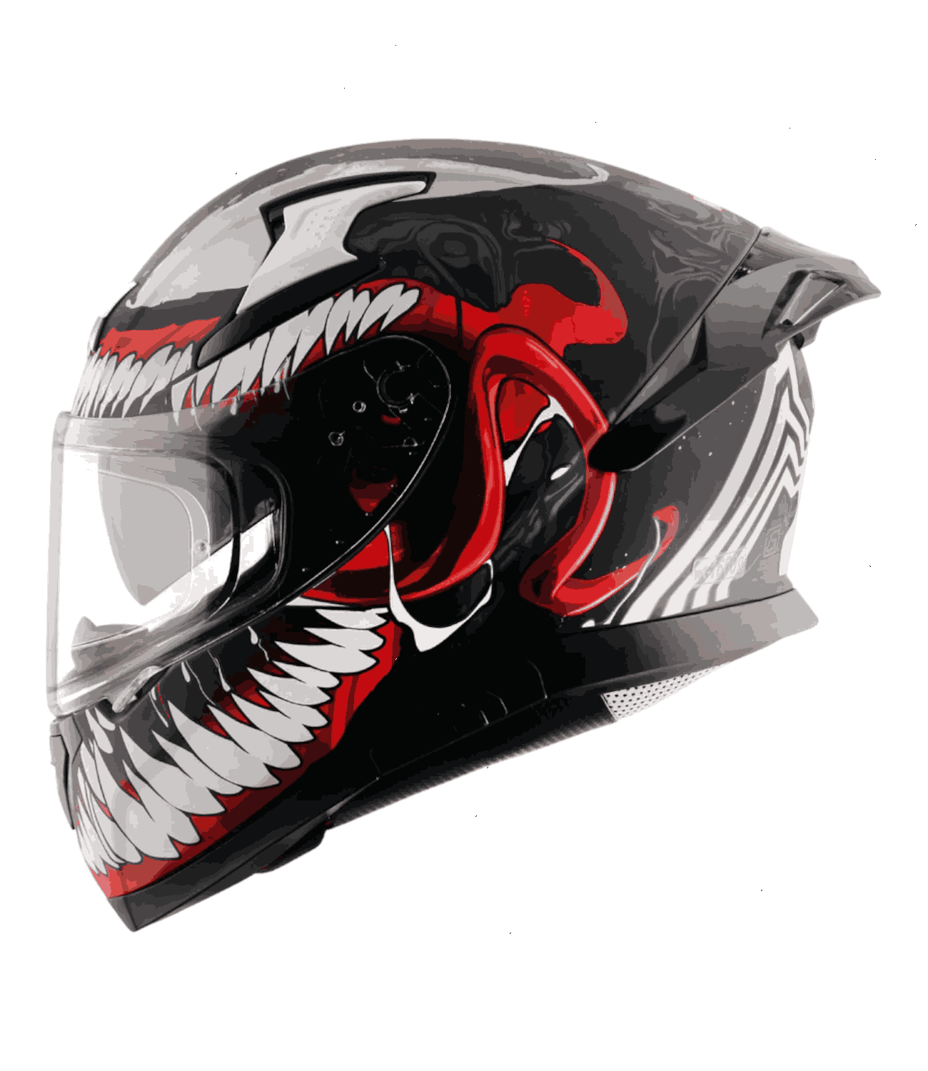Axor Apex Marvel Venom Helmet Dull Black Red