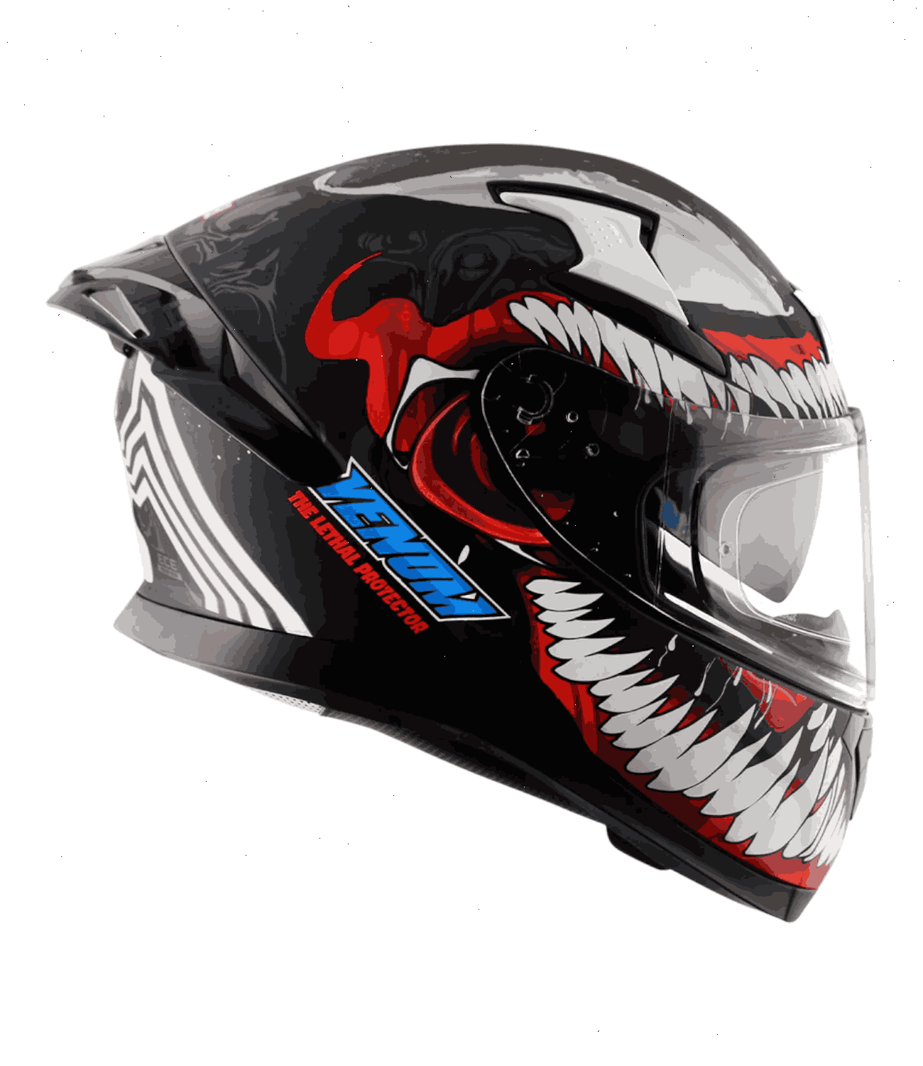 Axor Apex Marvel Venom Helmet Dull Black Red