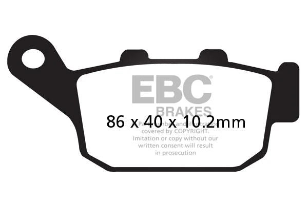 EBC Brake Pad - FA140HH Fully Sintered - EBC (Rear)