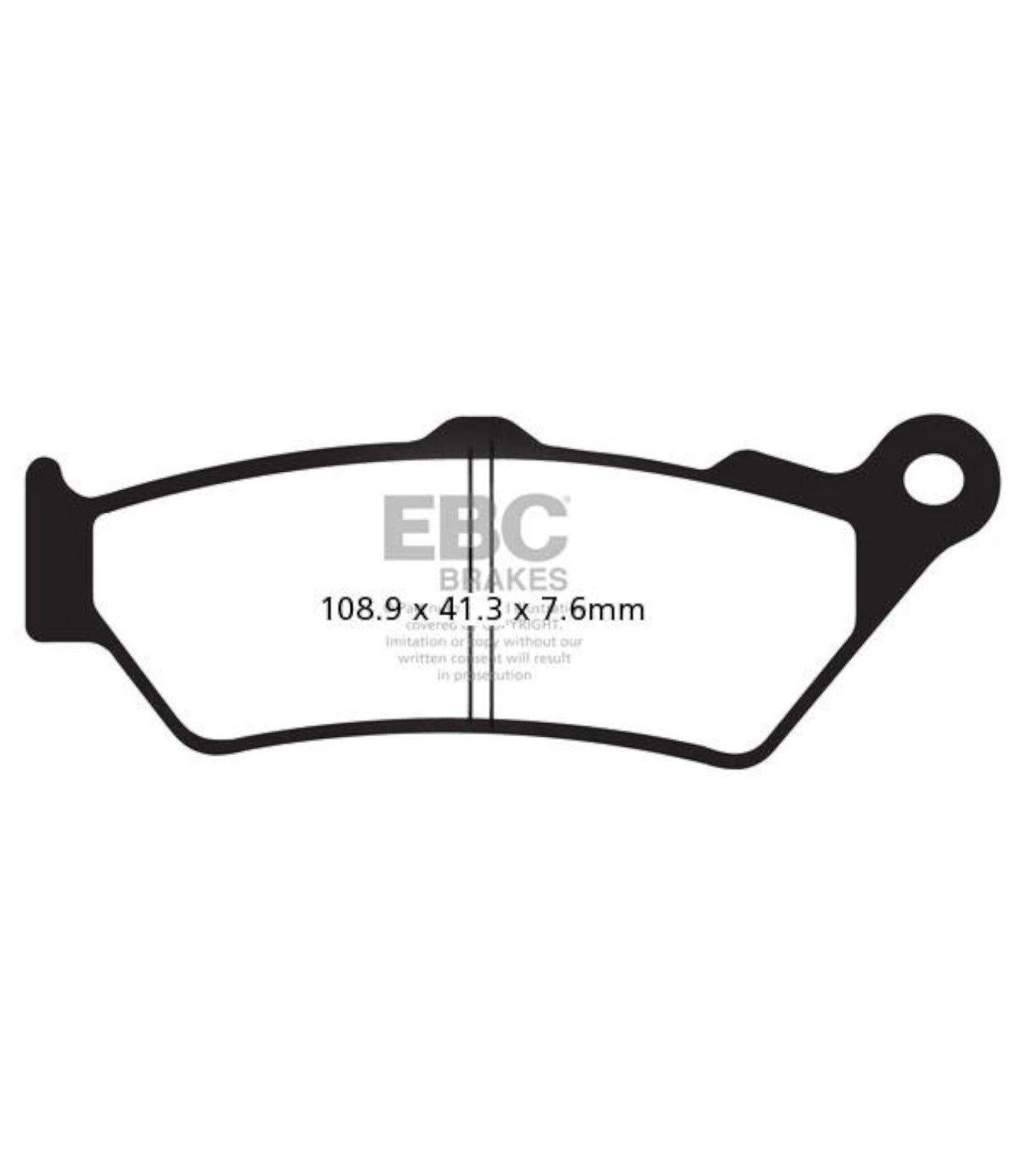 EBC Fully Sintered Brake Pads FA209/2HH For F850 GSA (Front)