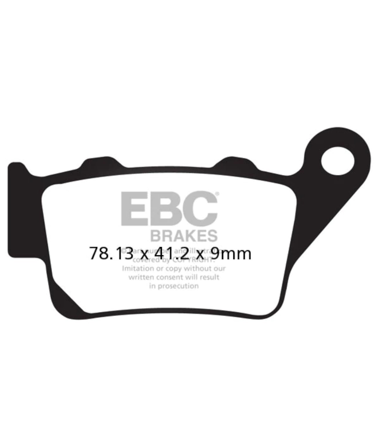 EBC Fully Sintered Brake Pads FA213HH For F850 GSA (Rear)