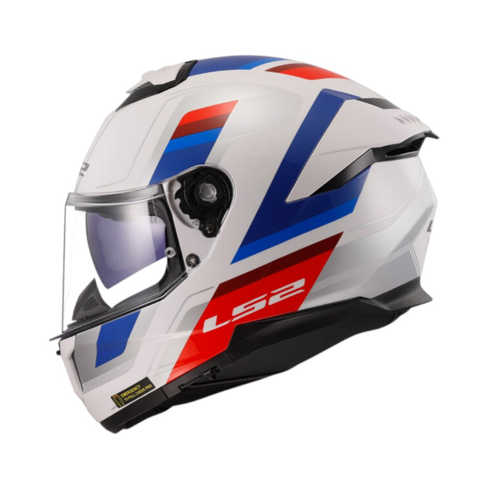 FF320 Stream II Vintage White Blue Red