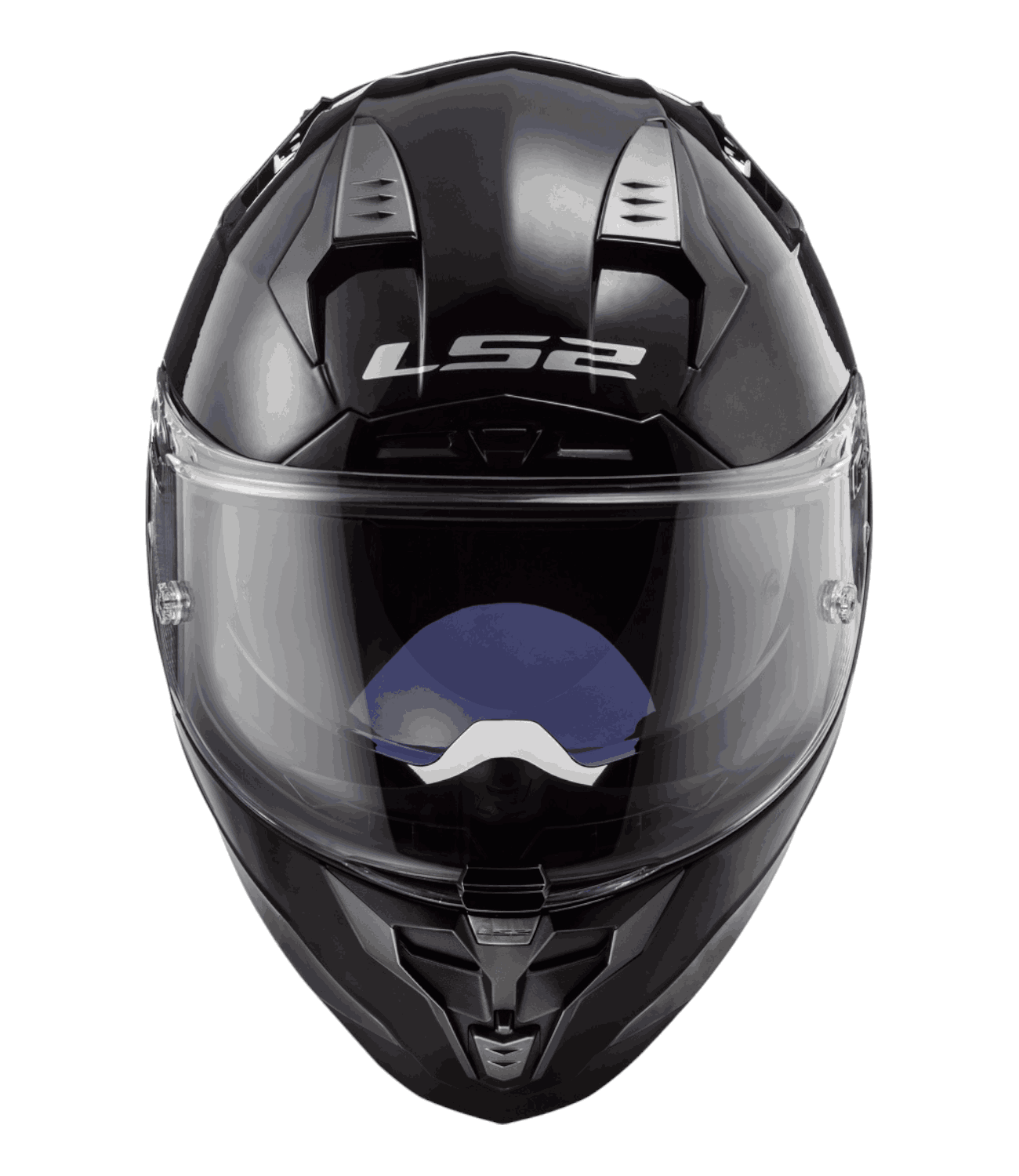 LS2 FF327 Challenger Solid Helmet Black