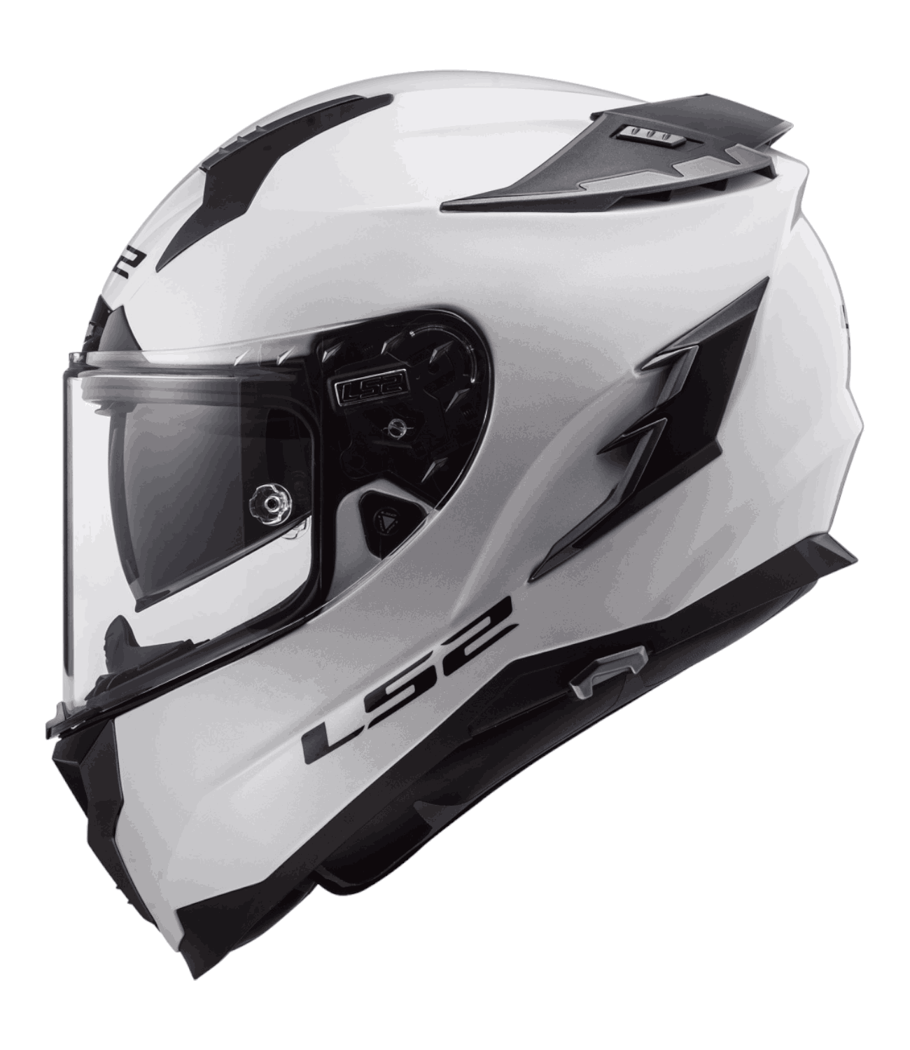 LS2 FF327 Challenger Solid Helmet White