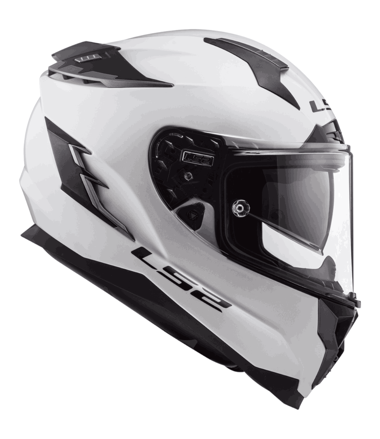 LS2 FF327 Challenger Solid Helmet White