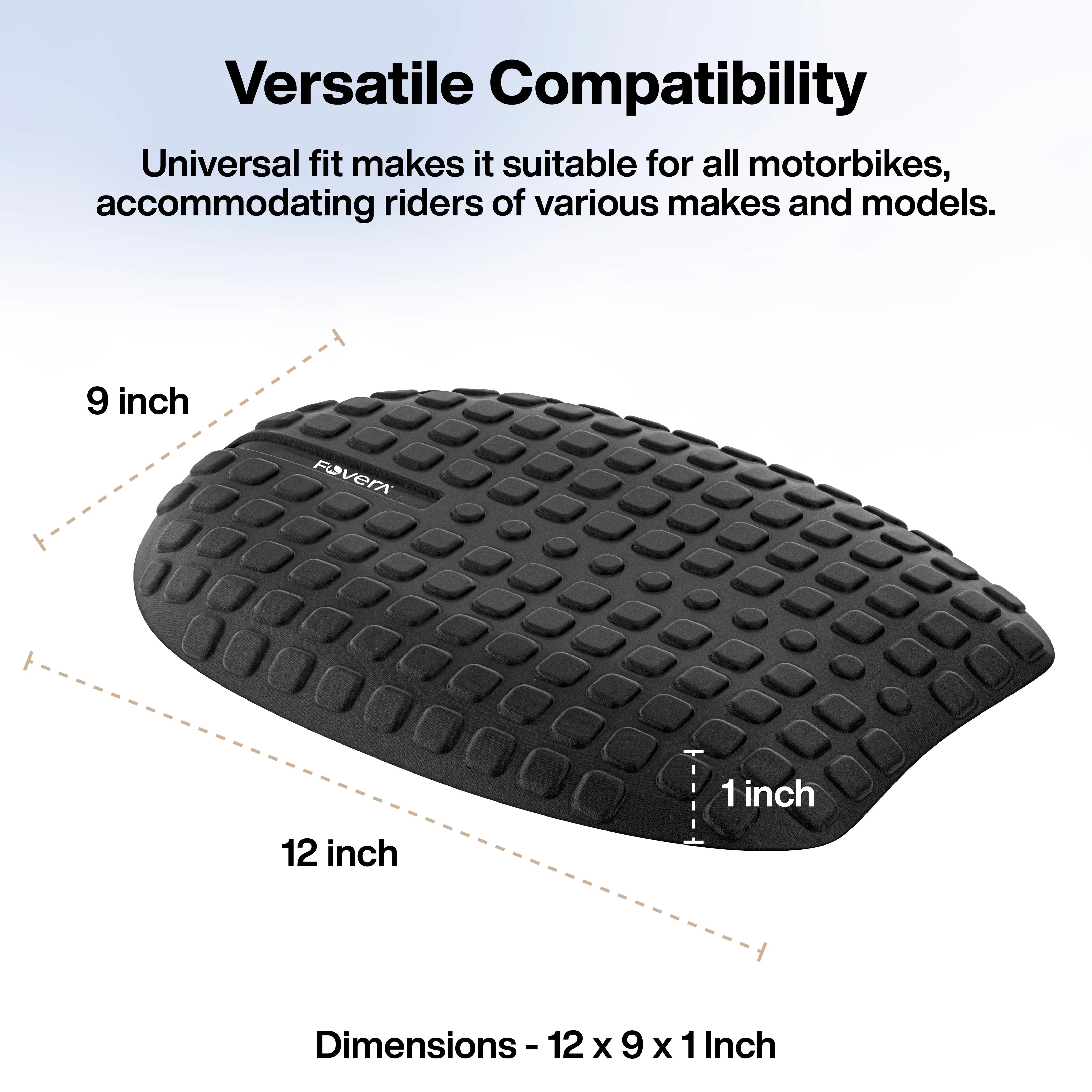 FOVERA Motorcycle Gel Seat Cushion
