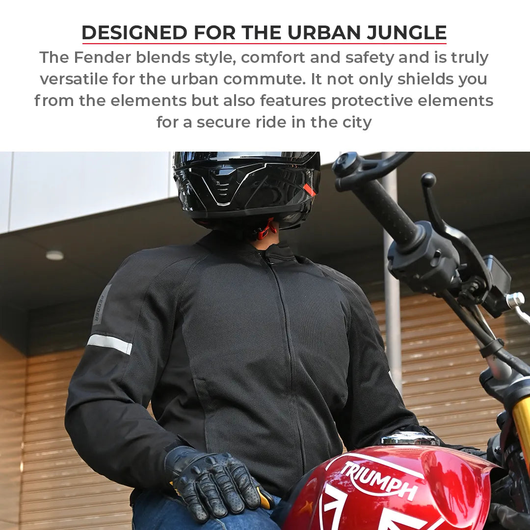 VIATERRA FENDER – Urban Mesh Riding Jacket with Base Layer