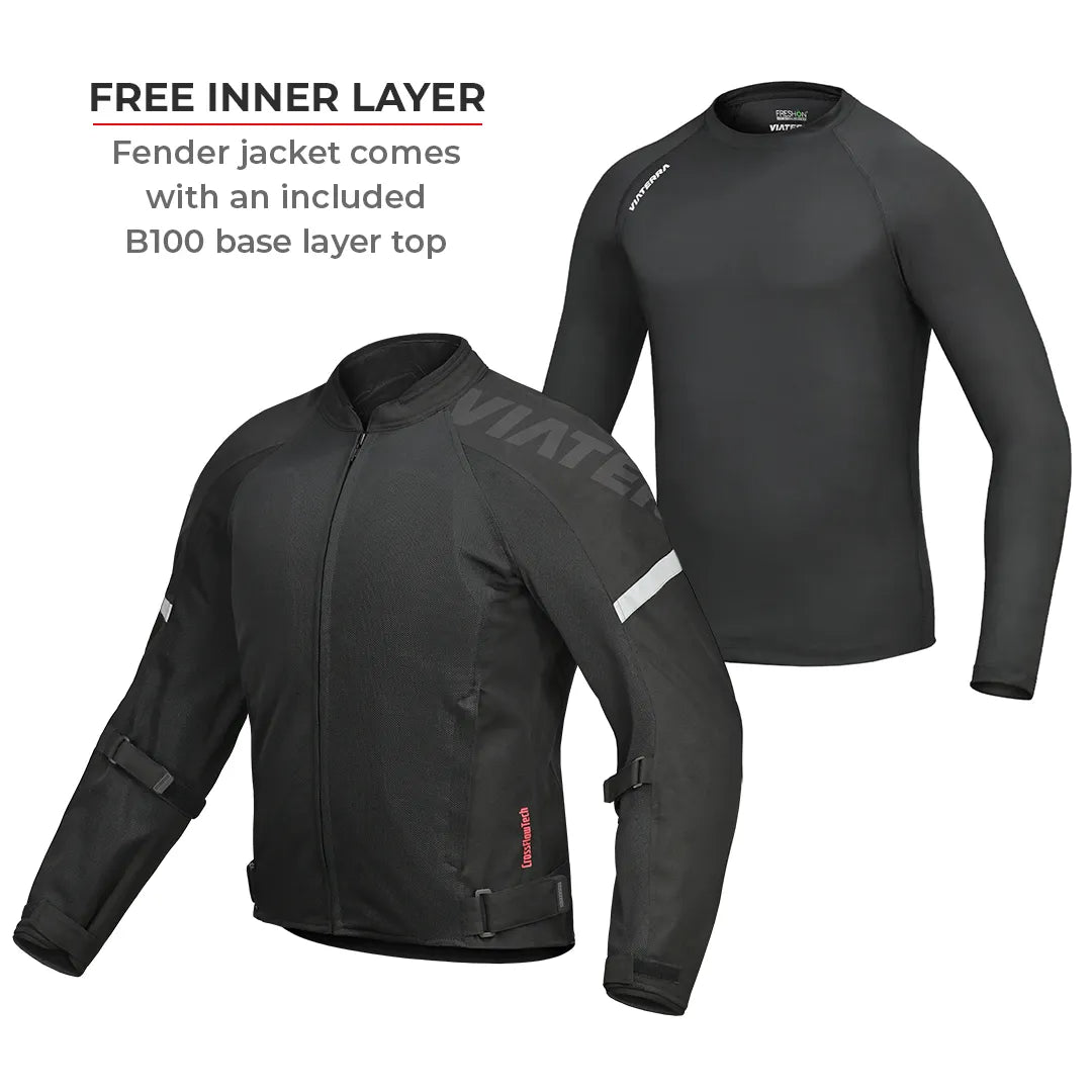 VIATERRA FENDER – Urban Mesh Riding Jacket with Base Layer