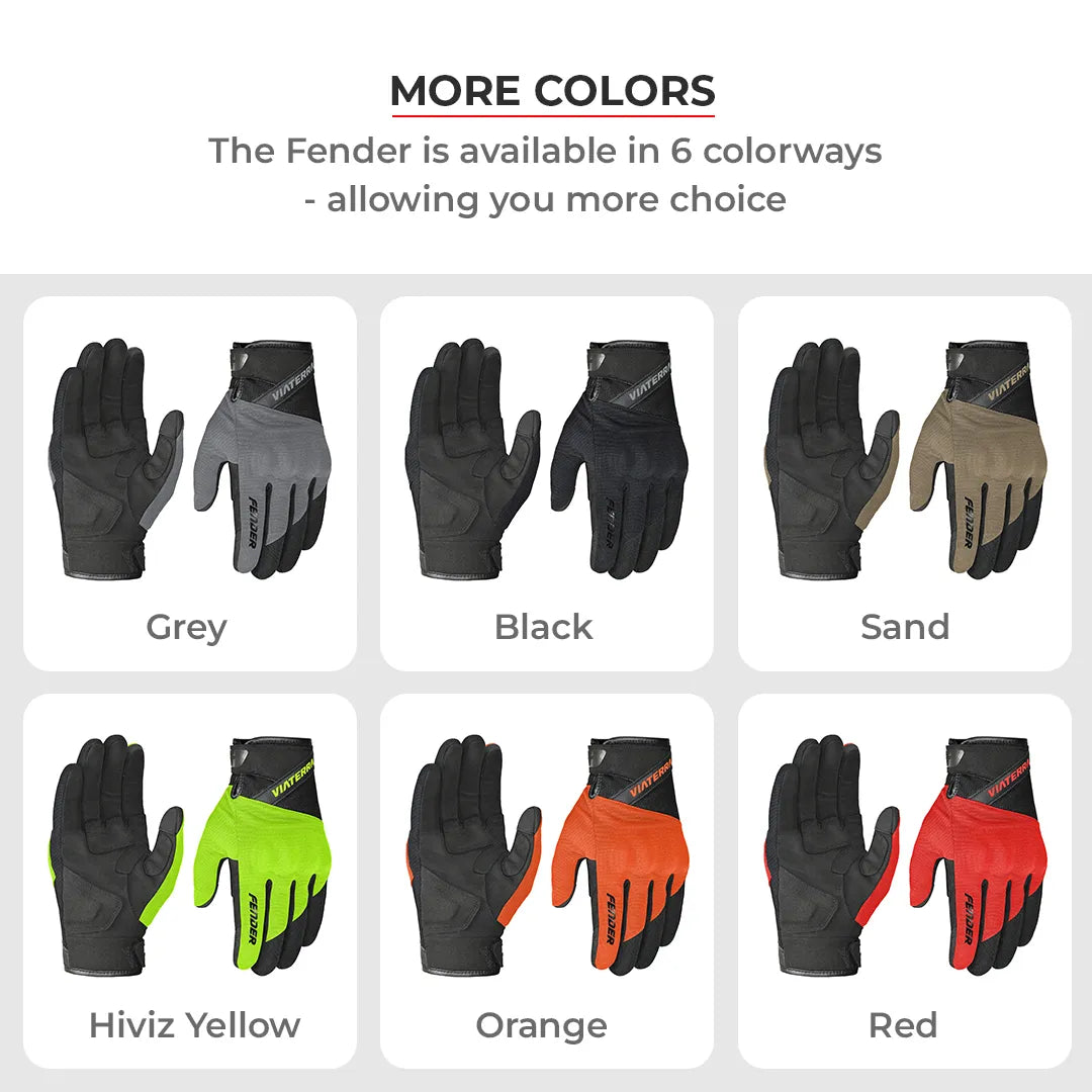 VIATERRA Fender – Daily Use Motorcycle Gloves for Men