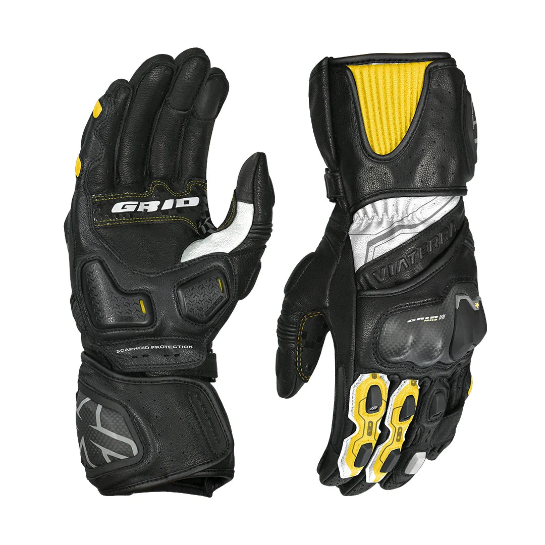 Viaterra Grid MK3 Full Gauntlet Riding Gloves