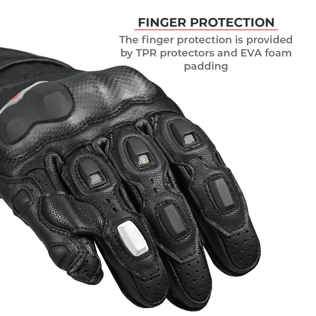 VIATERRA GRID MK3 – Full Gauntlet Riding Gloves