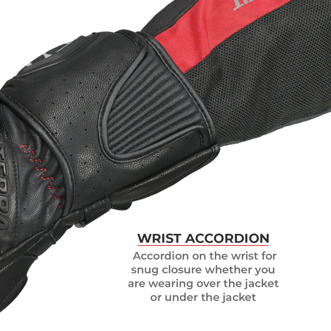 VIATERRA GRID MK3 – Full Gauntlet Riding Gloves